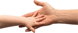 image of shaking hands representing child charities